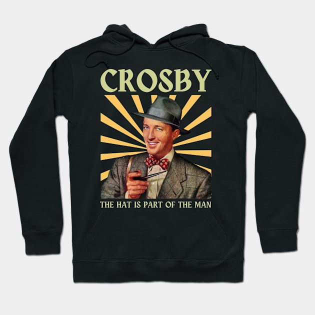 Crosby Retro Fan Original Aesthetic Tribute 〶 Hoodie by Terahertz'Cloth